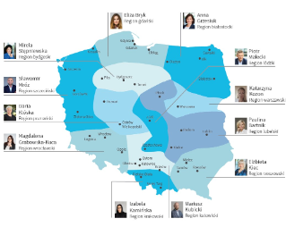 Mapa Biur Regionalnych Allianz