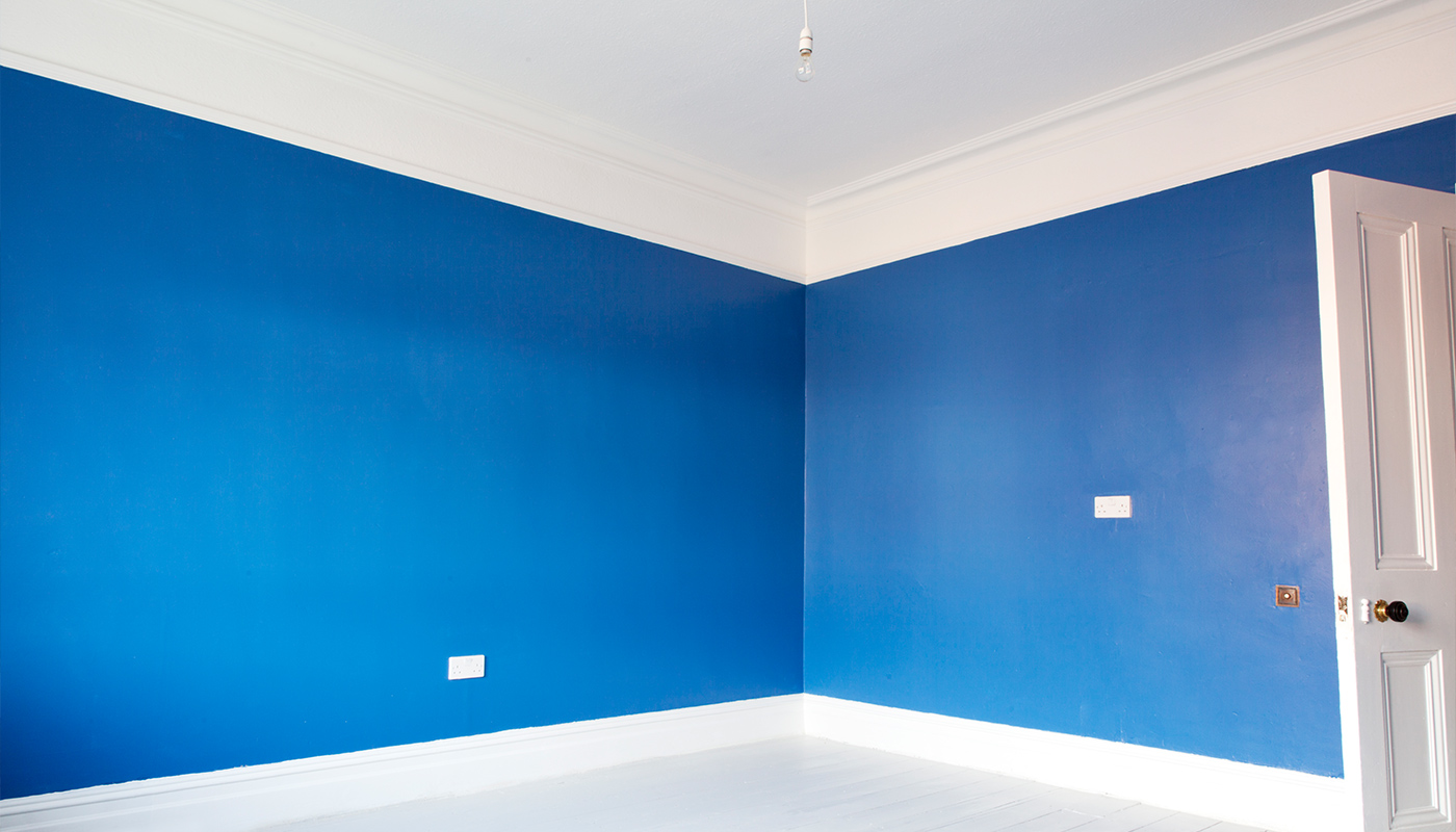 niebieskie ściany - Ubezpieczenie mieszkania i domu Allianz